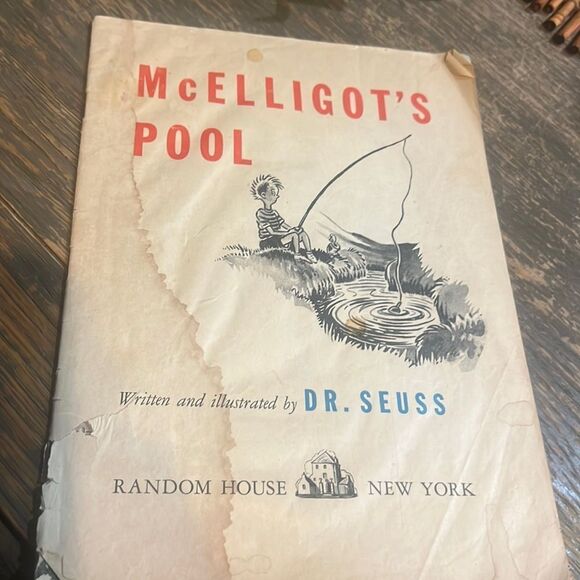 McElligot's Pool by Dr. Seuss 1975 inside manuscript only - Picture 1 of 11